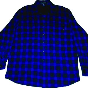 Vtg 90's Polo Sport Flannel